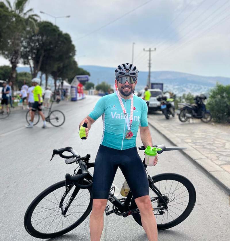 Vaillant Türkiye bisikletçisi Melih Beyhan Gran Fondo’da madalya kazandı