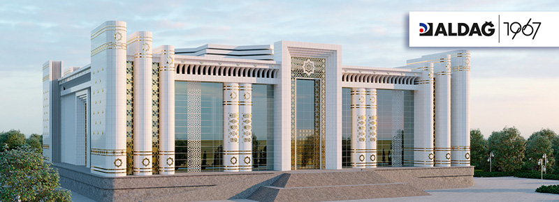 Türkmenistan Arkadağ Şehir Kütüphanesi İklimlendirmesinde Aldağ Klima Santralleri Tercih Edildi