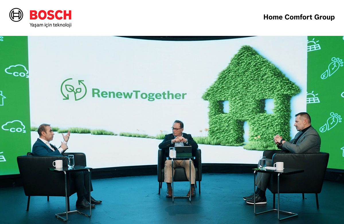 Bosch Home Comfort Group RenewTogether Buluşmalarının  ilk konuğu Bünyamin Sürmeli oldu