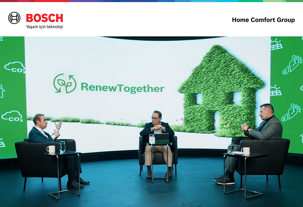 Bosch Home Comfort Group RenewTogether Buluşmalarının  ilk konuğu Bünyamin Sürmeli oldu
