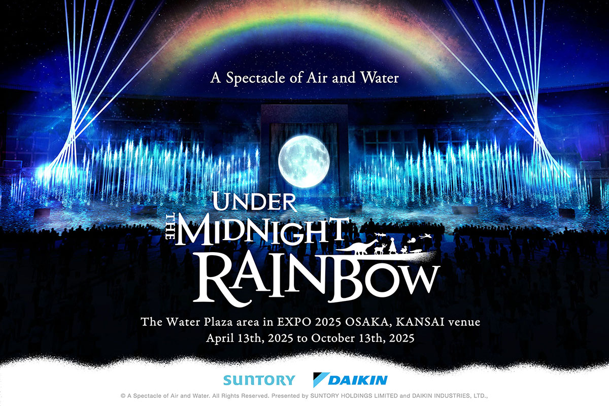 Daikin, Suntory ile Birlikte Expo 2025 Osaka, Kansai’de “Gece Yarısı Gökkuşağının Altında” adlı hava ve su gösterisi yapacak