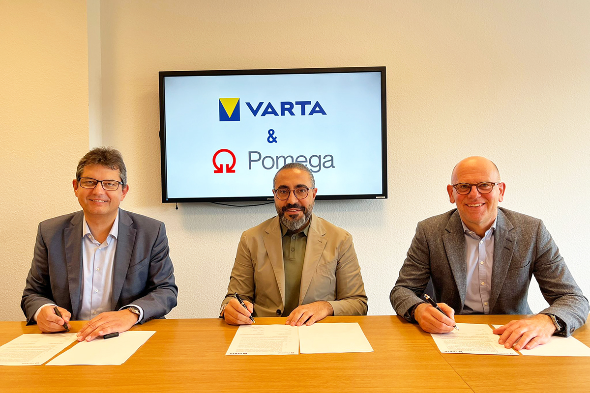 POMEGA Enerji Depolama Teknolojileri A.Ş. ve VARTA Storage GmbH Arasında İş Birliği Anlaşması imzalandı