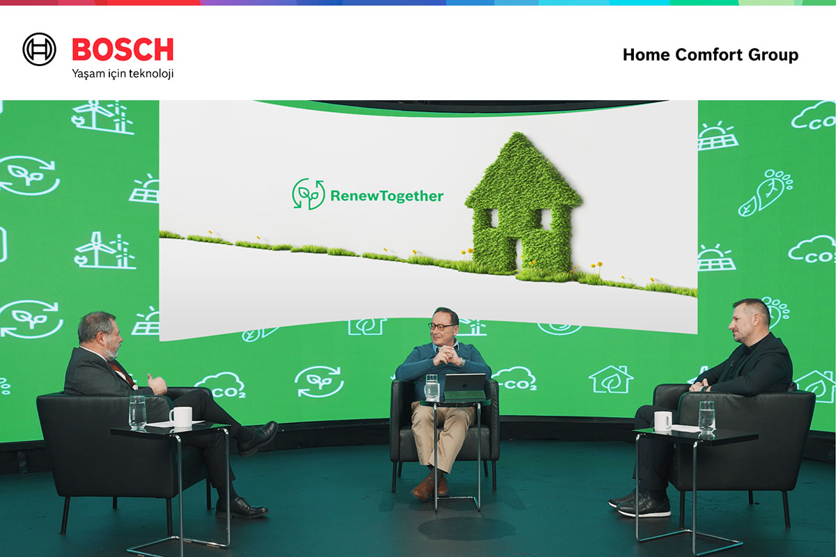 Bosch Home Comfort Group’un RenewTogether Buluşmalarına Hakan Güldağ konuk oldu