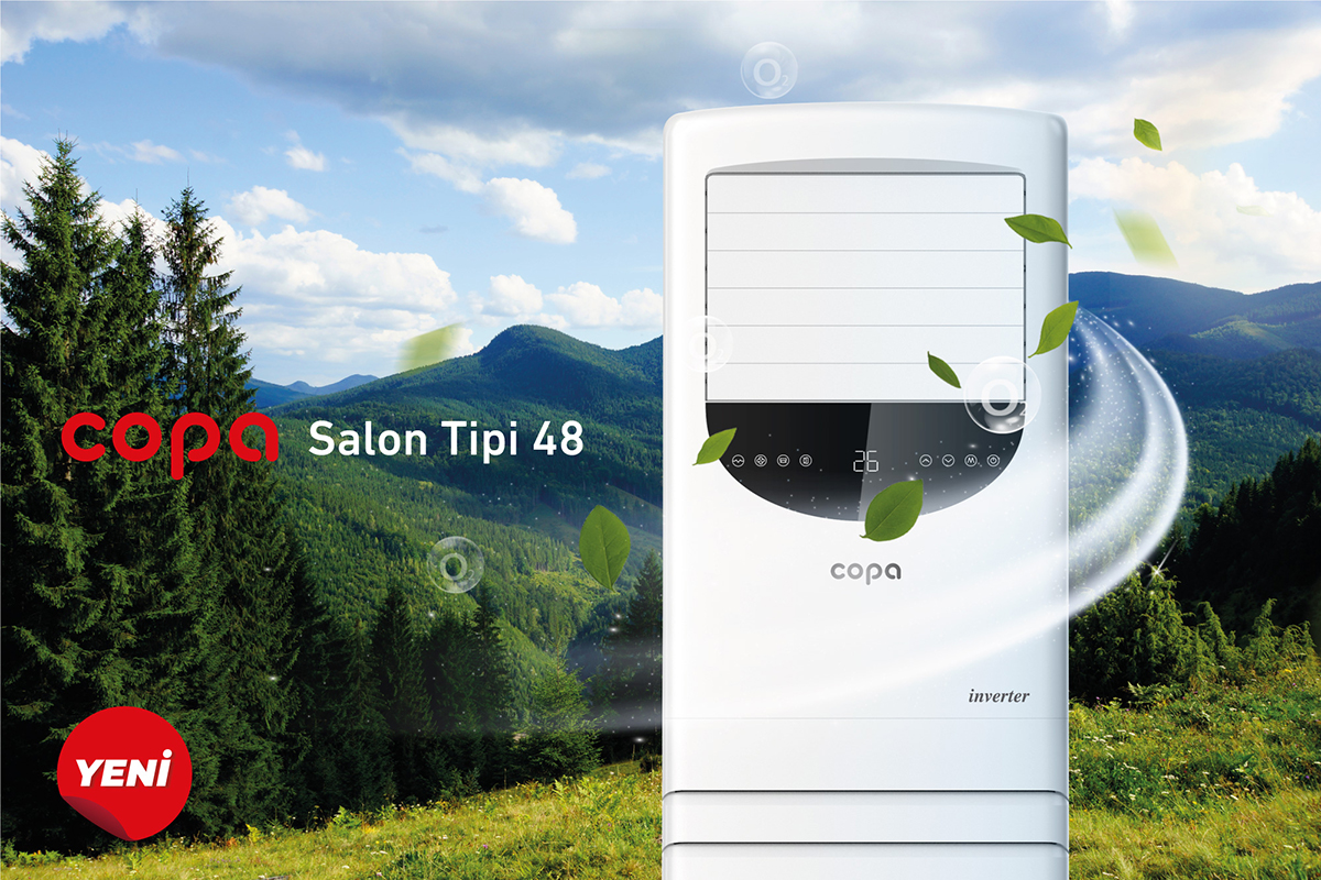 COPA inverter salon tipi klimalar ile ısıtma ve soğutmanın maliyeti artık daha düşük