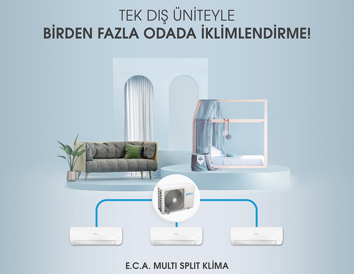 E.C.A. Multi Klima ile Birden Fazla Odayı İklimlendirin