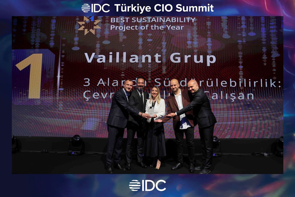 IDC’den Vaillant Group Türkiye’ye “Sürdürülebilirlikte Yılın En İyi Projesi” Ödülü