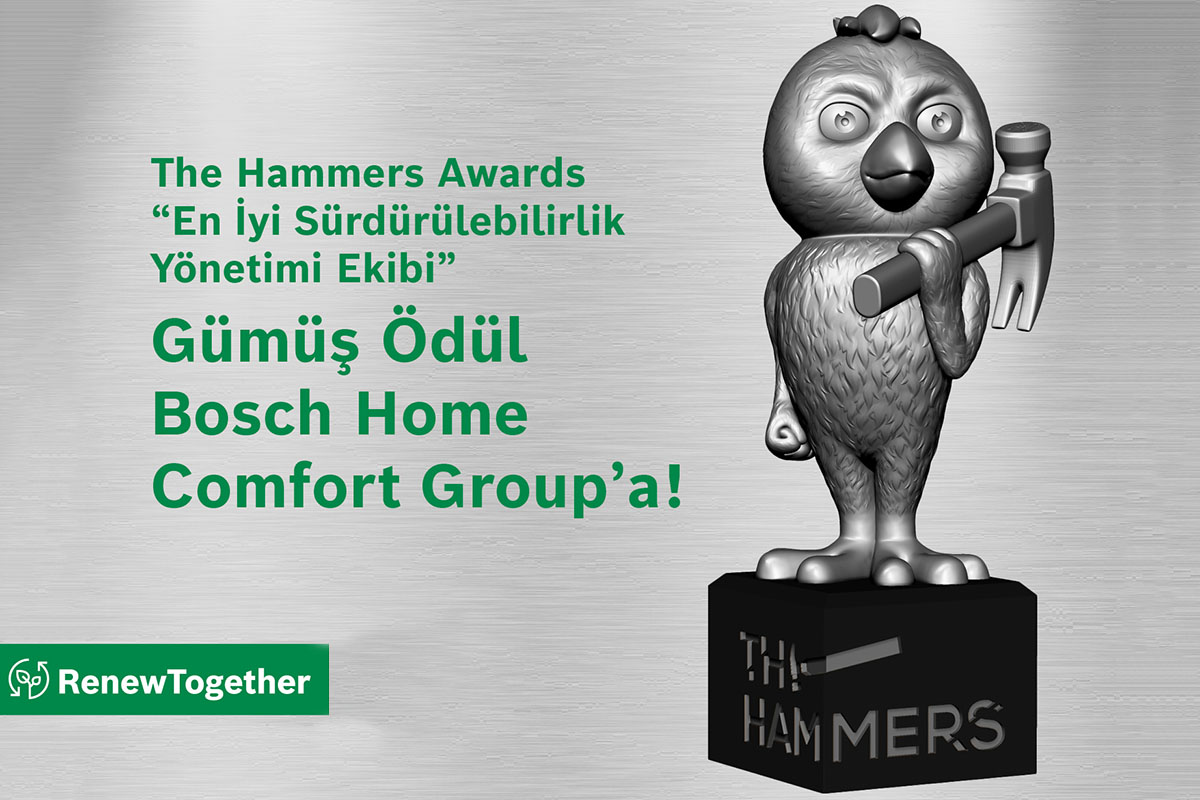 Bosch Home Comfort Group’a Hammers’dan Gümüş Ödül