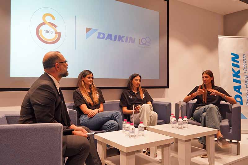 Daikin Türkiye, Galatasaray Kadın Voleybol Takımı’nın Yıldızlarını Ağırladı