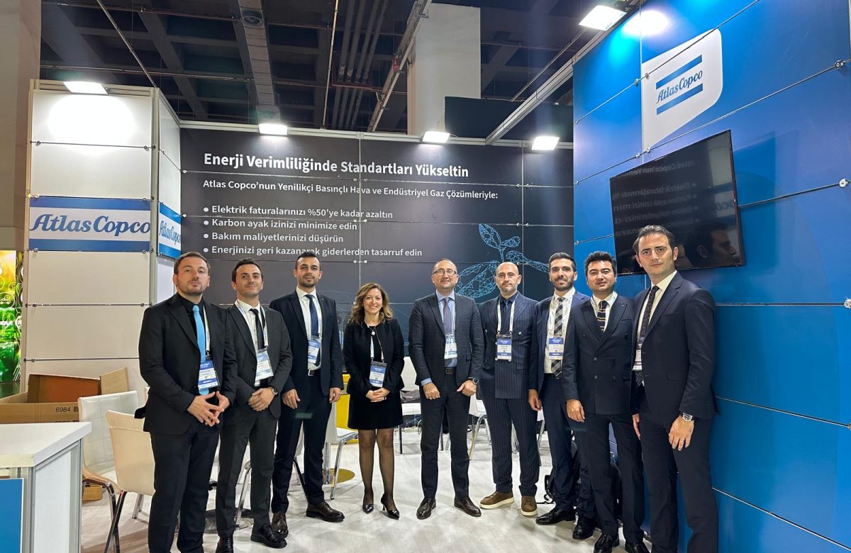 Atlas Copco Enerji Verimliliği Fuarı’nda Sanayide Verimli Büyümenin Yol Haritasını Paylaştı