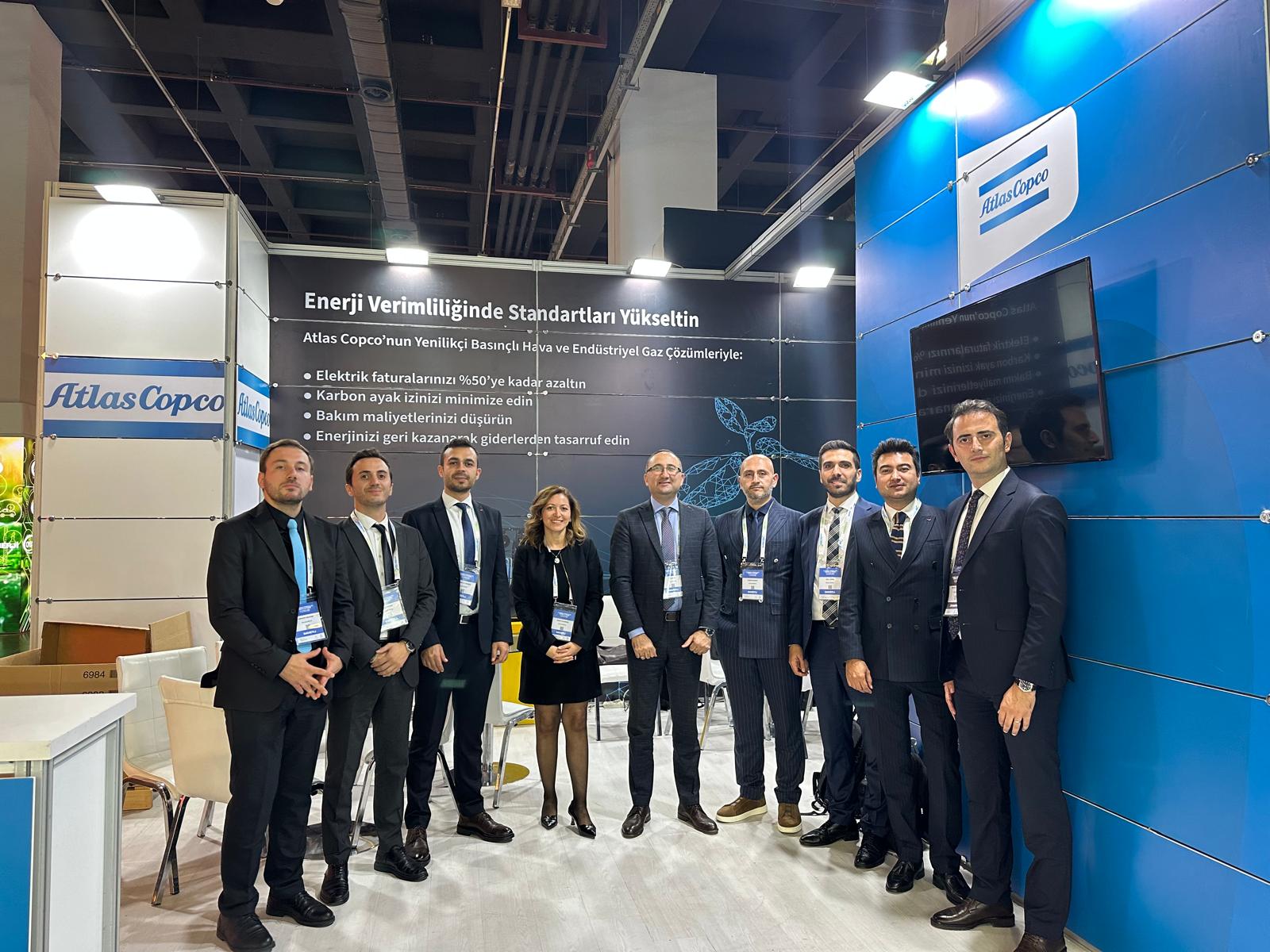 Atlas Copco Enerji Verimliliği Fuarı’nda Sanayide Verimli Büyümenin Yol Haritasını Paylaştı