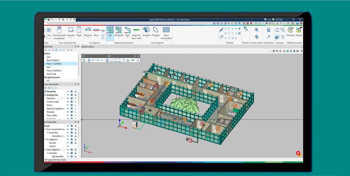 Bosch Home Comfort’tan İklimlendirme Sektöründe Bir İlk: 2D ve 3D Özellikli “Open BIM Bosch” Platformu