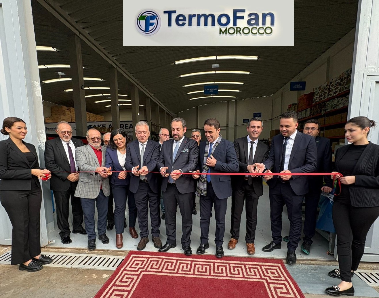 TermoFan Fas Fabrikası Resmi Açılışı Yoğun Katılımla Gerçekleştirildi
